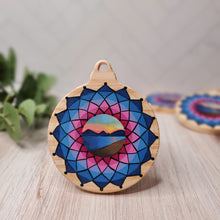 Load image into Gallery viewer, Mandala Ornament - "Kings Beach Sunset" - 2023 Edition