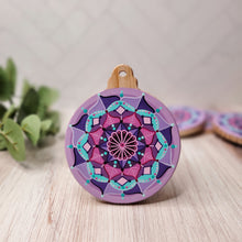 Load image into Gallery viewer, Mandala Ornament - "Purple Crush" - 2023 Edition