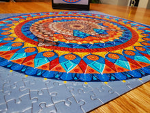 Load image into Gallery viewer, 'Oh Hey, Bear!' Mandala Puzzle - 500 pieces, 18"