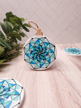 Load image into Gallery viewer, Mandala Ornament - "Icy Kaleidoscope" - 2022 Edition