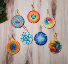Load image into Gallery viewer, Mandala Ornament - "Color Wheel" - 2022 Edition