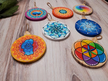 Load image into Gallery viewer, Mandala Ornament - "Icy Kaleidoscope" - 2022 Edition