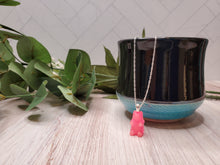 Load image into Gallery viewer, Glow in the Dark Gummy Bear Necklace - Pink
