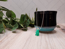 Load image into Gallery viewer, Glow in the Dark Gummy Bear Necklace - Grass Green