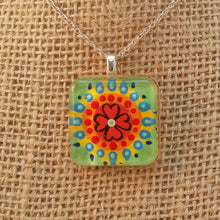 Load image into Gallery viewer, Mandala Pendant - Hand Painted