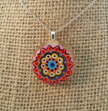 Load image into Gallery viewer, Mandala Pendant - Hand Painted