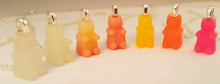 Load image into Gallery viewer, Glow in the Dark Gummy Bear Necklace - White to Purple