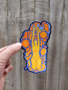 Lady of the Lake Stickers - 5" waterproof vinyl