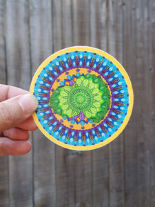 Beer Mandala Sticker - 'Beer Me'