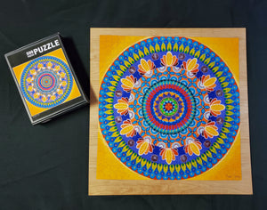 'Summer in KB' Mandala Puzzle - 500 pieces, 18"