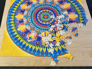 'Summer in KB' Mandala Puzzle - 500 pieces, 18"