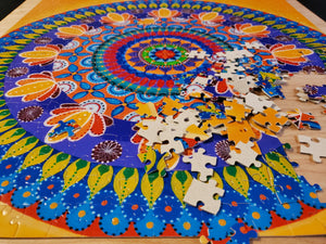 'Summer in KB' Mandala Puzzle - 500 pieces, 18"