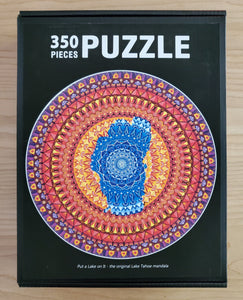 Lake Tahoe Mandala Round Puzzle - 350 pieces, 18"