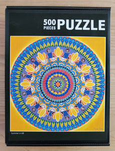 'Summer in KB' Mandala Puzzle - 500 pieces, 18"