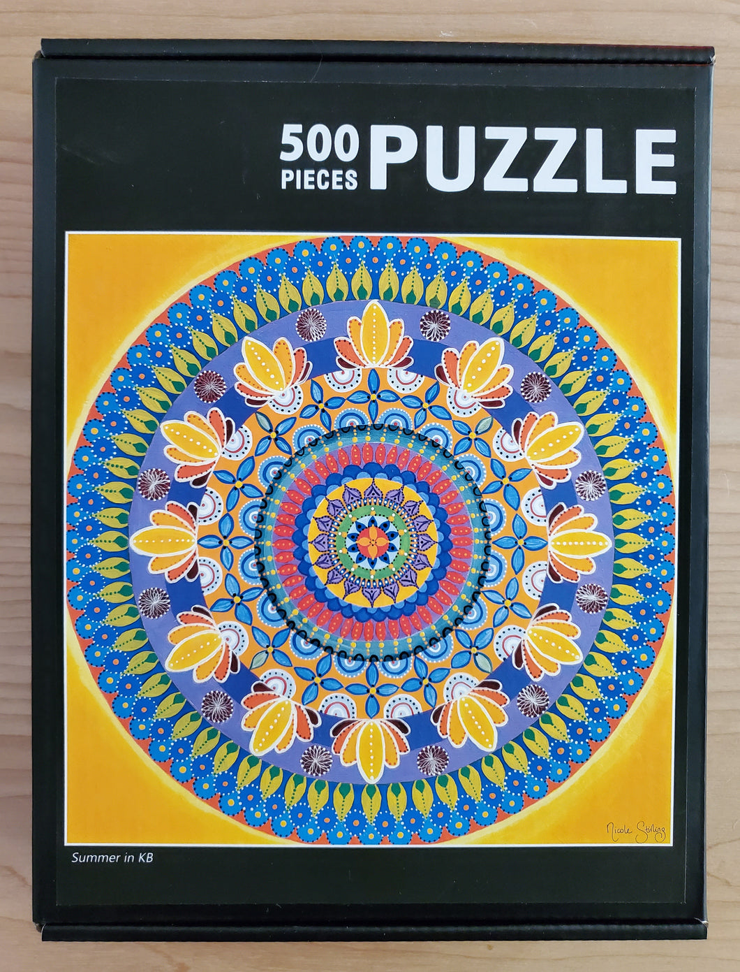 'Summer in KB' Mandala Puzzle - 500 pieces, 18