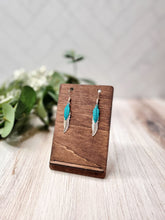 Load image into Gallery viewer, Feather &amp; Leaf Earrings
