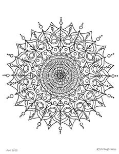 Mandala Coloring Page 1
