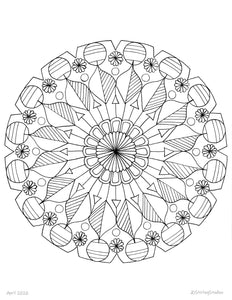 Mandala Coloring Page 6