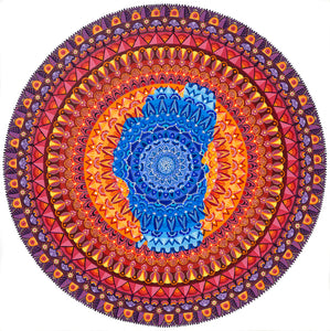 Lake Tahoe Mandala - Hand Stretched Canvas Print