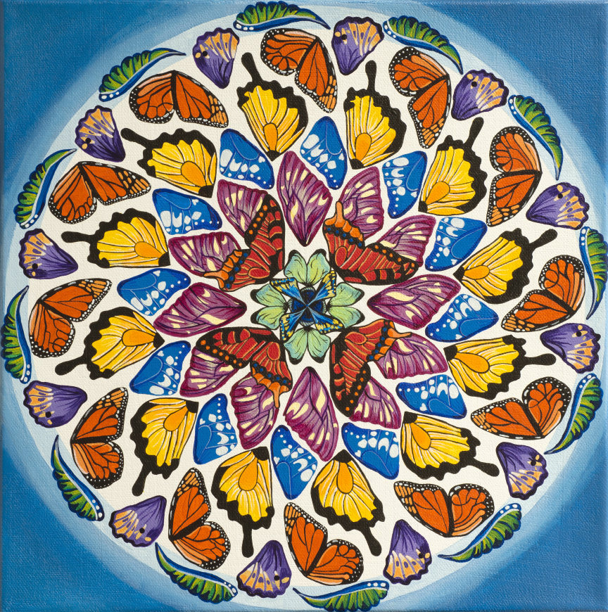 Original - Spinning Butterfly Mandala