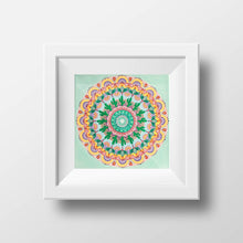 Load image into Gallery viewer, Pastel Cactus Mandala - Archival Giclee Paper Print - Unframed
