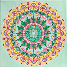 Load image into Gallery viewer, Pastel Cactus Mandala - Archival Giclee Paper Print - Unframed
