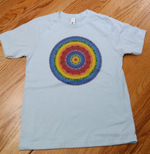 Load image into Gallery viewer, Rainbow Round Tee Shirt - Kids - Unisex
