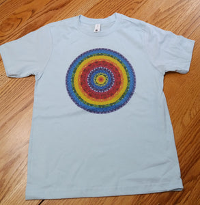 Rainbow Round Tee Shirt - Kids - Unisex