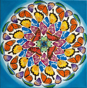 Butterfly Mandala - Archival Giclee Paper Print - Unframed