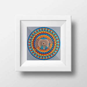 Oh Hey, Bear! - Bear Mandala - Archival Giclee Paper Print - Unframed